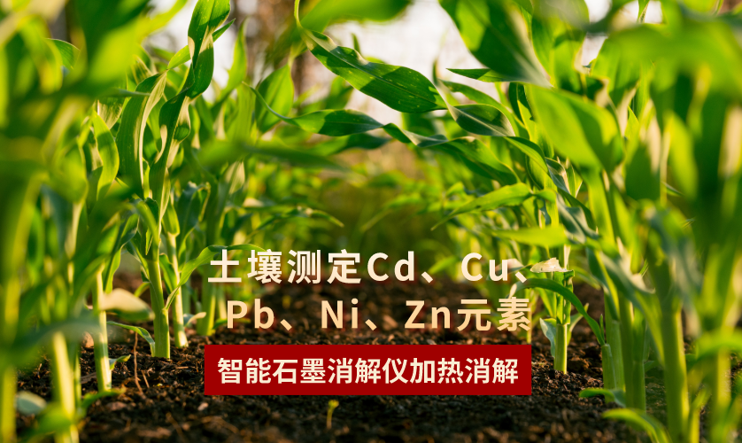 智能石墨消解儀加熱消解土壤測定Cd、Cu、Pb、Ni、Zn元素
